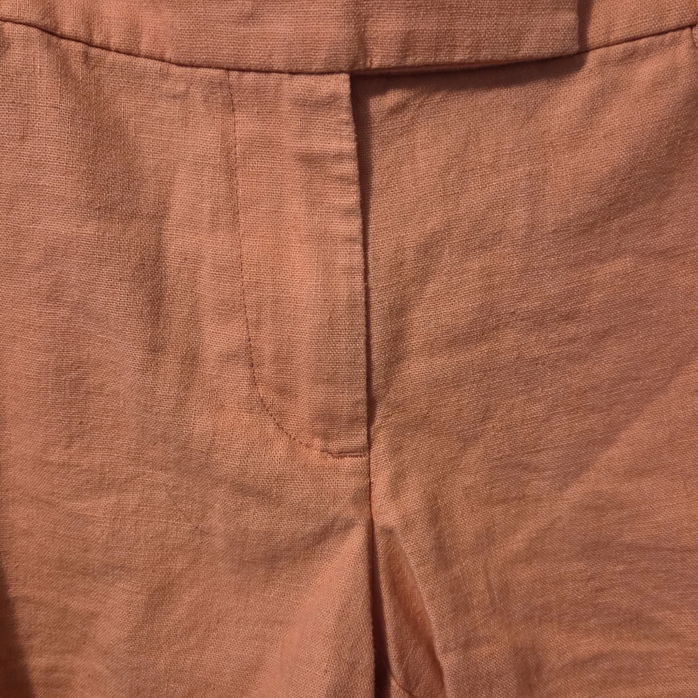 J. Crew High Waist Coral Scalloped Shorts - Picture 3 of 6